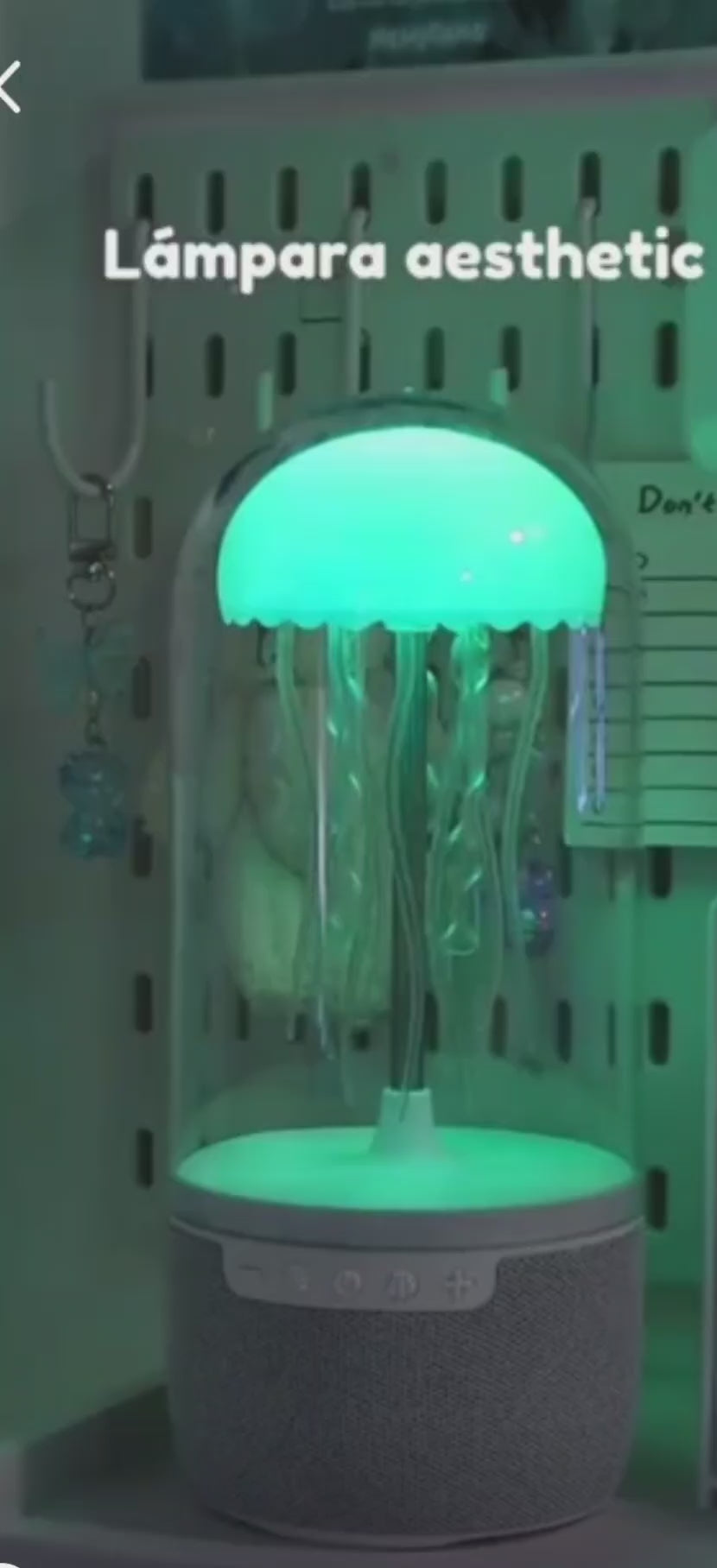 Parlante lampara medusa led