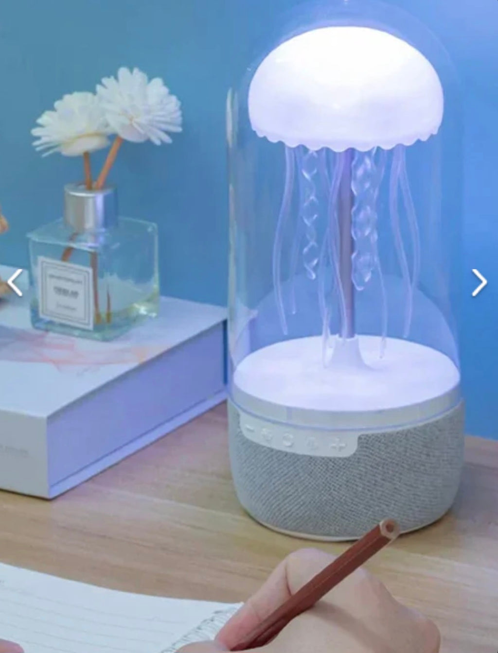 Parlante lampara medusa led