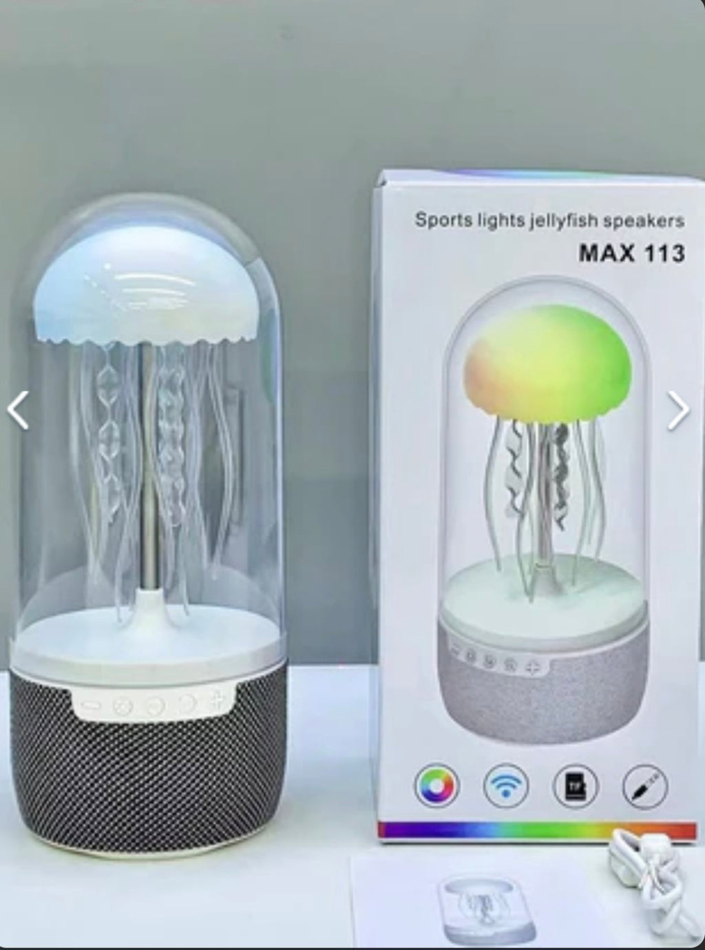 Parlante lampara medusa led